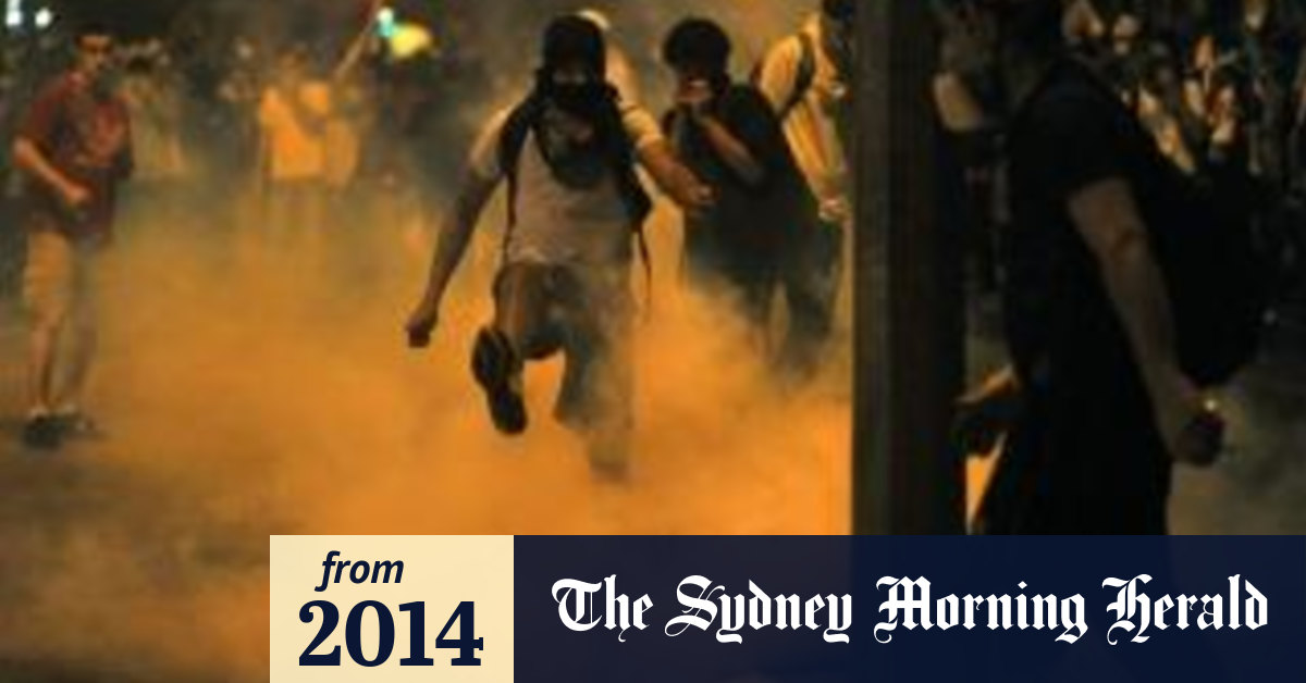 Fan killed after being hit by toilet bowl during violent riot in Brazil